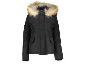 Kvalitná Dámska Zimná Bunda WOOLRICH Čierna (Velkost XL, Farba Čierna)