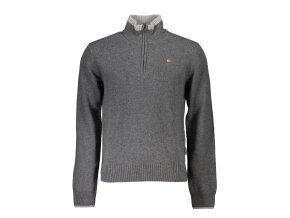 Elegantný Pánsky Sveter NAPAPIJRI Šedá (Velkost 2XL, Farba Šedá)