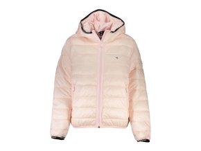 Kvalitná Dámska Zimná Bunda TOMMY HILFIGER Ružová (Velkost S, Farba Ružová)