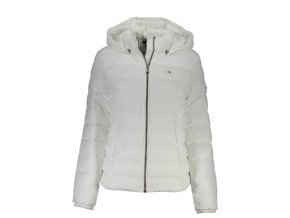 Kvalitná Dámska Zimná Bunda TOMMY HILFIGER Biela (Velkost XS, Farba Biela)