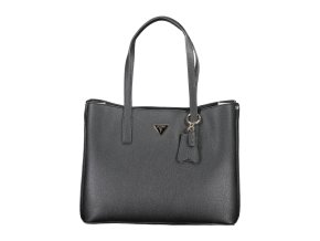 Štýlová Dámska Kabelka GUESS JEANS  11.0X29.0X41.0cm  Čierna (Velkost UNI, Farba Čierna)