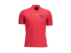 Športová Pánska Polokošeľa LA MARTINA Červená (Velkost 2XL, Farba Červená)