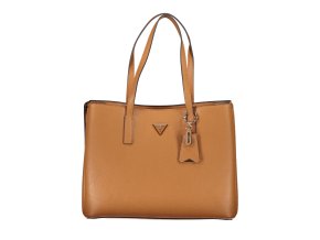 Štýlová Dámska Kabelka GUESS JEANS  41.0X29.0X11.0cm  Hnedá (Velkost UNI, Farba Hnedá)