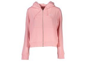 Športová Dámska Mikina so zipsom TOMMY HILFIGER Ružová (Velkost XS, Farba Ružová)