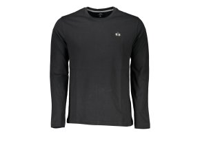 Štýlové Pánske Tričko s dlhým rukávom LA MARTINA Čierna (Velkost 2XL, Farba Čierna)