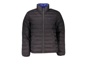 Kvalitná Pánska Zimná Bunda LA MARTINA Čierna (Velkost 2XL, Farba Čierna)