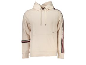 Športová Pánska Mikina bez zipsu TOMMY HILFIGER Bežová (Velkost XL, Farba Bežová)