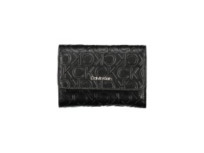 Praktická Dámska Peňaženka CALVIN KLEIN 12.0X8.0X4.0cm Čierna (Velkost UNI, Farba Čierna)