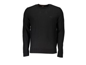 Elegantný Pánsky Pulóver HUGO BOSS Čierna (Velkost M, Farba Čierna)