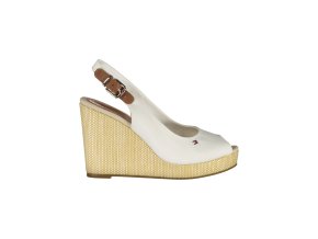 Kvalitné Dámske Sandále TOMMY HILFIGER Biela (Velkost 40, Farba Biela)