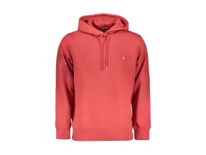 Športová Pánska Mikina bez zipsu CALVIN KLEIN Červená (Velkost 2XL, Farba Červená)