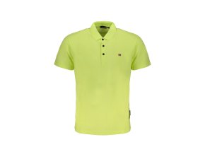 Štýlové Pánske Tričko s krátkym rukávom NAPAPIJRI Žltá (Velkost 2XL, Farba Žltá)