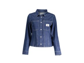 Elegantná Dámska Košeľa CALVIN KLEIN Modrá (Velkost L, Farba Modrá)