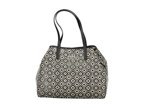 Štýlová Dámska Kabelka GUESS JEANS  40.0X30.0X17.0cm  Čierna (Velkost UNI, Farba Čierna)