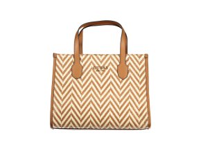 Štýlová Dámska Kabelka GUESS JEANS  33.0X24.0X13.0cm  Hnedá (Velkost UNI, Farba Hnedá)