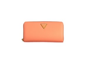 Praktická Dámska Peňaženka GUESS JEANS 20.0X11.0X3.0cm Oranžová (Velkost UNI, Farba Oranžová)