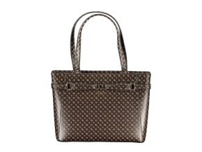Štýlová Dámska Kabelka GUESS JEANS  34.0X26.0X9.0cm  Hnedá (Velkost UNI, Farba Hnedá)
