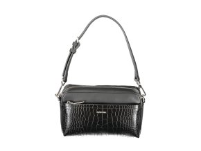 Štýlová Dámska Kabelka CALVIN KLEIN  22.0X15.0X8.0cm  Čierna (Velkost UNI, Farba Čierna)