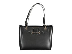 Štýlová Dámska Kabelka GUESS JEANS  33.0X26.0X10.0cm  Čierna (Velkost UNI, Farba Čierna)