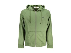 Športová Pánska Mikina so zipsom TIMBERLAND Zelená (Velkost S, Farba Zelená)