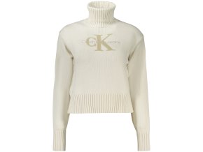 Elegantný Dámsky Sveter CALVIN KLEIN Biela (Velkost XL, Farba Biela)