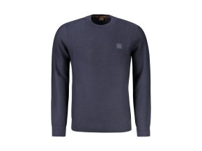 Elegantný Pánsky Pulóver HUGO BOSS Modrá (Velkost S, Farba Modrá)