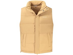 Kvalitná Pánska Zimná Vesta GUESS JEANS Hnedá (Velkost S, Farba Hnedá)
