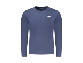 Štýlové Pánske Tričko s dlhým rukávom PEPE JEANS Modrá (Velkost XL, Farba Modrá)