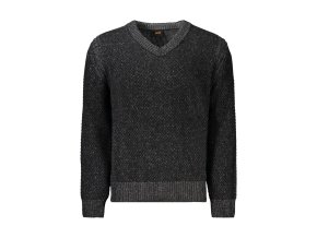 Elegantný Pánsky Sveter HUGO BOSS Čierna (Velkost 2XL, Farba Čierna)