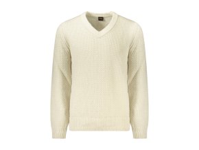 Elegantný Pánsky Sveter HUGO BOSS Bežová (Velkost 2XL, Farba Bežová)