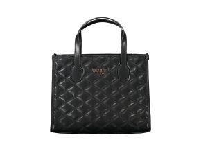 Štýlová Dámska Kabelka GUESS JEANS  33.0X26.0X12.0cm  Čierna (Velkost UNI, Farba Čierna)