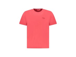 Štýlové Pánske Tričko s krátkym rukávom PEPE JEANS Červená (Velkost 2XL, Farba Červená)