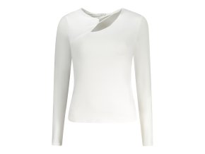 Štýlové Dámske Tričko s dlhým rukávom GUESS JEANS Biela (Velkost XS, Farba Biela)