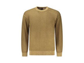 Elegantný Pánsky Pulóver BOSS Hnedá (Velkost 2XL, Farba Hnedá)