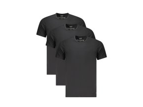 Štýlové Pánske Tričko s krátkym rukávom CALVIN KLEIN Čierna (Velkost XL, Farba Čierna)