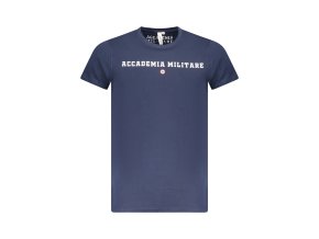 Štýlové Pánske Tričko s krátkym rukávom ACCADEMIA MILITARE Modrá (Velkost 2XL, Farba Modrá)