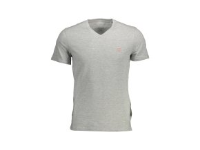 Štýlové Pánske Tričko s krátkym rukávom GUESS JEANS Šedá (Velkost 2XL, Farba Šedá)