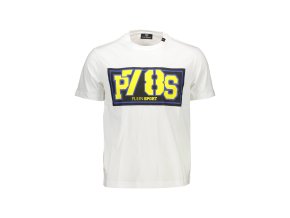 Štýlové Pánske Tričko s krátkym rukávom PLEIN SPORT Biela (Velkost XL, Farba Biela)