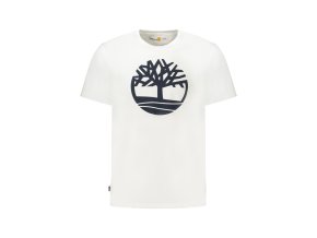 Štýlové Pánske Tričko s krátkym rukávom TIMBERLAND Biela (Velkost XL, Farba Biela)