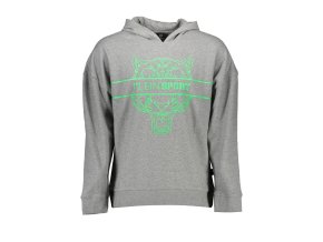 Športová Pánska Mikina bez zipsu PLEIN SPORT Šedá (Velkost 2XL, Farba Šedá)