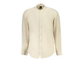 Elegantná Pánska Košeľa BOSS Bežová (Velkost S, Farba Bežová)