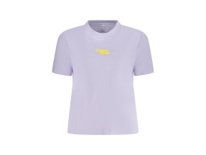 Štýlové Dámske Tričko s krátkym rukávom CALVIN KLEIN Fialová (Velkost XL, Farba Fialová)
