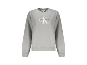 Športová Dámska Mikina bez zipsu   CALVIN KLEIN  Šedá (Velkost XL, Farba Šedá)