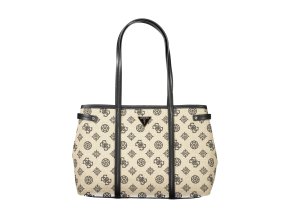 Štýlová Dámska Kabelka GUESS JEANS  38.0X27.0X10.0cm  Bežová (Velkost UNI, Farba Bežová)