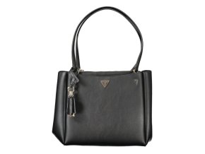 Štýlová Dámska Kabelka GUESS JEANS  30.0X28.0X12.0cm  Čierna (Velkost UNI, Farba Čierna)