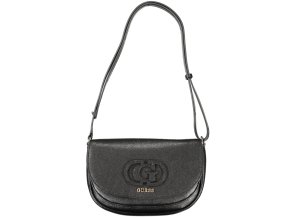 Štýlová Dámska Kabelka GUESS JEANS  24.0X17.0X4.0cm  Čierna (Velkost UNI, Farba Čierna)