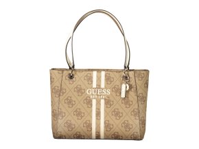 Štýlová Dámska Kabelka GUESS JEANS  34.0X27.0X11.0cm  Bežová (Velkost UNI, Farba Bežová)