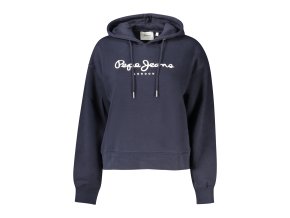 Športová Dámska Mikina bez zipsu   PEPE JEANS  Modrá (Velkost L, Farba Modrá)