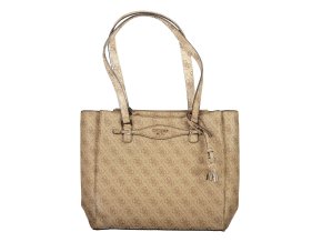 Štýlová Dámska Kabelka GUESS JEANS  30.0X27.0X12.0cm  Bežová (Velkost UNI, Farba Bežová)