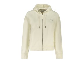 Športová Dámska Mikina so zipsom PEPE JEANS Biela (Velkost XL, Farba Biela)